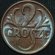 2 grosze 1938 - menniczy egzemplarz