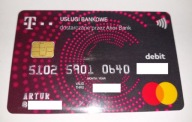 Karta debetowa T-Mobile UB Alior Bank- używana
