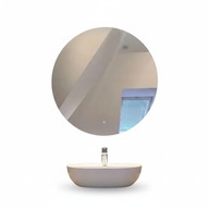 Lustro LED Okrągłe Podświetlane 700X700 Włącznik Dotykowy