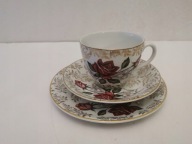 ROSE FILIŻANKA PORCELANOWA ANGIELSKA A.Meakin Glo White TRIO