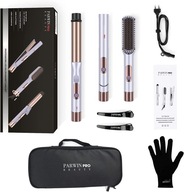 ZESTAW STYLIZACJI 3W1 PARWIN PRO BEAUTY prostownica lokówka szczotka A215