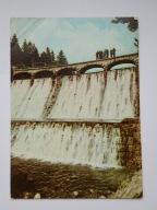 KARPACZ - Zapora wodna na Łomnicy - pocztówka z lat 60-tych