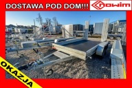 przyczepa laweta do minikoparki pod koparkę 3500kg 3,5 x 1,8 m okazja