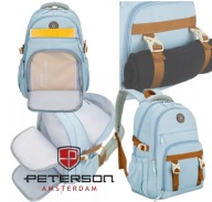 PLECAK SZKOLNY TORNISTER POJEMNY DLA DZIECI PETERSON DO SZKOŁY PRAKTYCZNY