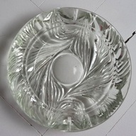 Popielniczka kryształowa duża prl szkło