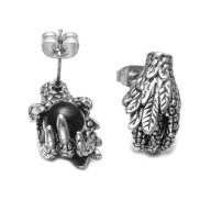 STAL SZLACHETNA 316L KOLCZYK ŁAPA SMOKA,1 SZTUKA