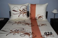 pościel z satyny 160x200 + 2x70x80 zamek S 337 Brzozowy gaj