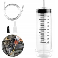 Strzykawka do płynów 500 ml wielokrotnego użytku + wąż