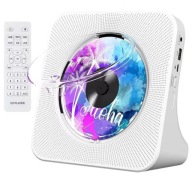 Odtwarzacz CD Bluetooth 5.0 HiFi + Radio FM USB AUX Pilot LED