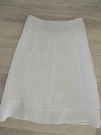 SPODNICZKA trapez BIALA 100% RAMIA 42 44
