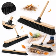 MIOTŁA SZCZOTKA DO ZAMIATANIA PODWÓRKA ULICY KOSTKI TARASU DOMU 50 cm KIJ