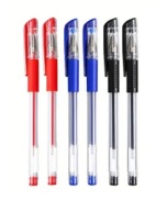 Zestaw 6 długopisów żelowych 3 kolory