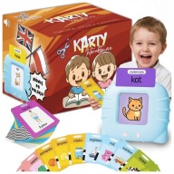 CZYTNIK KART DO NAUKI SŁÓWEK POLSKI ANGIELSKI 1020+ SŁÓW 3 TRYBY AUDIO