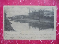 GLIWICE GLEIWITZ ZABRZE KANAŁ KŁODNICKI AM KANAL ZAKŁADY PRZEMYSŁOWE POCIĄG