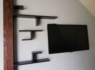 Półka wisząca 3 sztuki wiwus 2nowy ukryte mocowanie