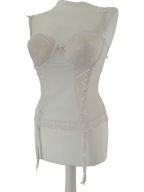 Seksowny biały gorset damski 85C