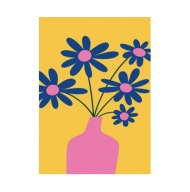 Plakat „Bold Flowers” – Nowoczesny Plakat Kwiatowy