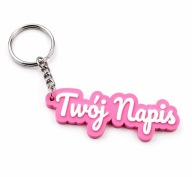 Brelok personalizowany z imieniem |Twój napis| breloczek do kluczy,plecaka.