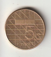 Holandia 5 gulden 1989 ladny stan