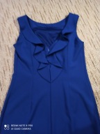 Sukienka chabrowa wizytowa S/M 36/38 ideał