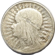 Moneta obiegowa II Rzeczypospolitej Polskiej 2 złotych, wybita w 1933 roku,