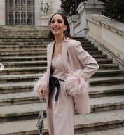 Luksusowa Marynarka z Piórami Limitowana - ZARA XS