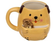 KUBEK CIASTECZKOWY PIESEK Z KIESZONKĄ NA CIASTECZKO