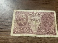 Włochy - 5 lir - 1944