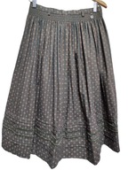 SPÓDNICA kwiatki plisy marszczenia tyrolska 38/40