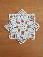 SERWETA SERWETKA SZYDEŁKOWA Z KORDONKA /RĘKODZIEŁO ROBÓTKI RĘCZNE SZYDEŁKO