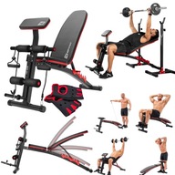 ŁAWKA TRENINGOWA Z MODLITEWNIKIEM REGULOWANA HOP-SPORT SKOŚNA WYTRZYMAŁA