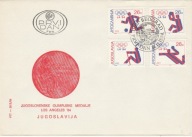 Olimpiada Los Angeles - FDC Jugosławia