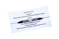 Bransoletka znak zodiaku Strzelec naturalne kamienie