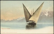 Barque du Leman - Comtoir de Phototypie, Neuchatel 1900