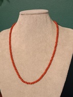 Naszyjnik z maleńkich kuleczek korala nr.1