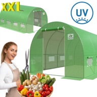 TUNEL FOLIOWY OGRODOWY SZKLARNIA WARZYWA OWOCE UPRAWY FOLIAK ZIELONY 2.5X4