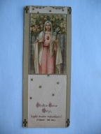 SŁODKIE SERCE MARYI BĄDŹ MOIM RATUNKIEM przedwojenny ŚW. OBRAZEK