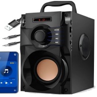 GŁOŚNIK BEZPRZEWODOWY PRZENOŚNY BOOMBOX BLUETOOTH KOLUMNA RADIO USB PILOT
