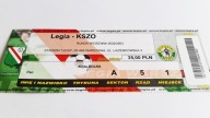 bilet LEGIA Warszawa - KSZO Ostrowiec 12.04.2003