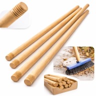 KIJ DREWNIANY TRONEK Z GWINTEM DO MOTŁY SZCZOTKI ULICY GARAŻU KOSTKI 150CM