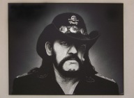 Lemmy Motorhead Obraz ręcznie grawerowany w blasze ... Staloryt