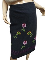 Impuls spódnica ciepła wełniana do kozaków 36