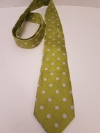 CHRISTENSEN KRAWAT MĘSKI SILK JEDWABNY KROPKI