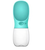 Butelka na wodę dla psa miska przenośna składana silikonowa 350ml niebieska