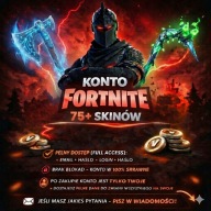 KONTO FORTNITE GWARANTOWANE 75 SKINÓW!!