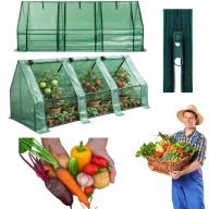 MINI SZKLARNIA OGRODOWA NA POMIDORY TUNEL FOLIOWY NA UPRAWY ROŚLIN