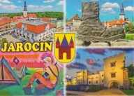 JAROCIN - RATUSZ - RYNEK - POMNIK GLANA - MURAL - PAŁAC - HERB