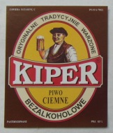 ETYKIETA PIWO KIPER CIEMNE BROWAR SULIMAR PIOTRKÓW TRYBUNALSKI