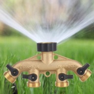 ROZDZIELACZ NA KRAN OGRODOWY Z 4 ZAWORAMI 3/4