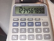 ŁADNY SPRAWNY KALKULATOR z DRUKARKĄ = CASIO HR-8L